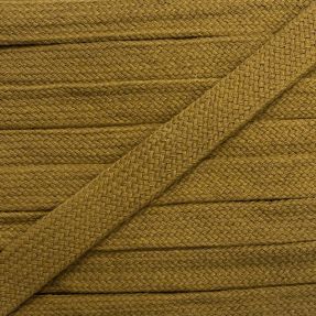 Bombažna ploščata vrvica 13 mm golden brown