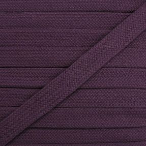 Bombažna ploščata vrvica 13 mm violet