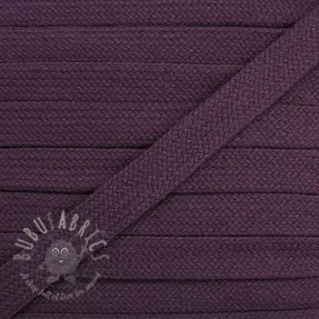 Bombažna ploščata vrvica 13 mm violet