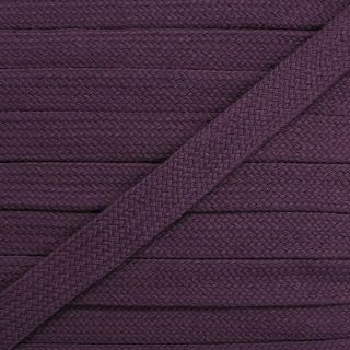 Bombažna ploščata vrvica 13 mm violet