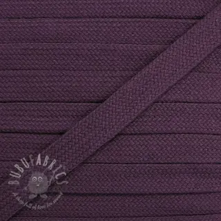 Bombažna ploščata vrvica 13 mm violet