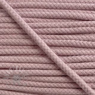 Bombažna vrvica 8 mm washed pink