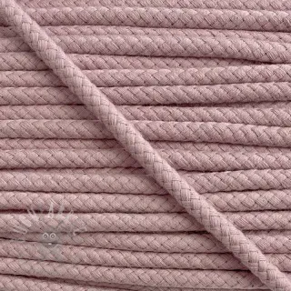 Bombažna vrvica 8 mm washed pink