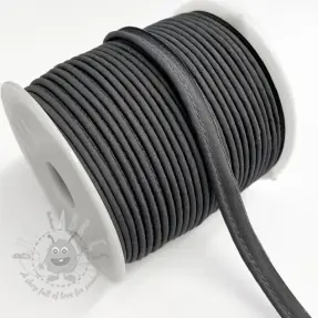 Vstavni trak-bombaž dark grey