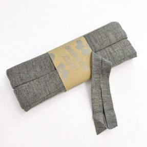 Pritrjevalni trak viskoza - 3 m grey melange