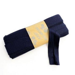 Poševna elastika viskoza - 3 m dark blue