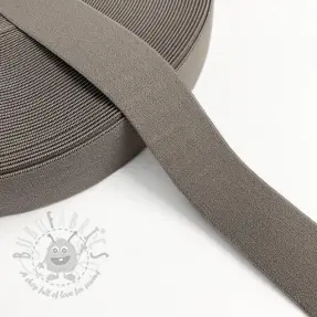 Elastika 3 cm dark taupe