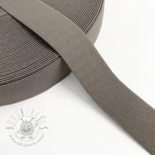 Elastika 3 cm dark taupe