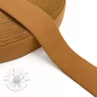 Elastika 3 cm cognac
