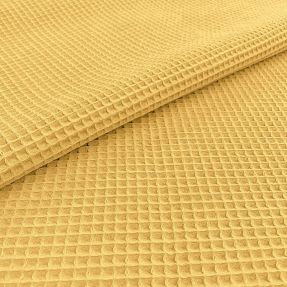 Bombaž z vaflaste vezave soft yellow