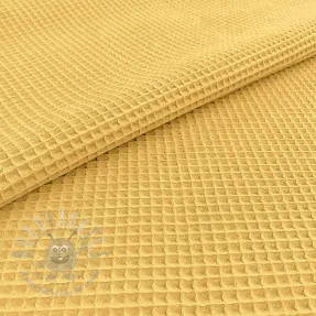 Bombažni vafel tkanja soft yellow