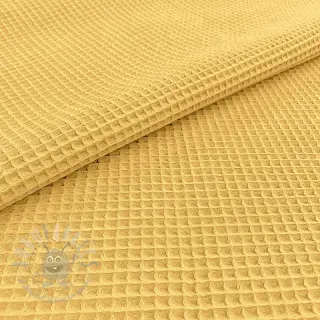 Bombažni vafel tkanja soft yellow