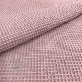 Bombažni vafel tkanja lilac