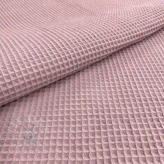 Bombažni vafel tkanja lilac