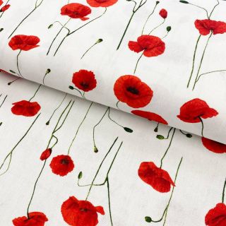 Dekorativna tkanina premium Poppy field
