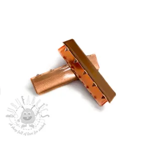 Kovinski zaključek traku 40 mm copper