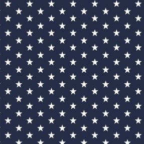 Bombažna tkanina Petit stars navy