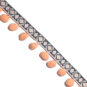 Pompom JACQUARD salmon