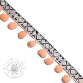 Pompom JACQUARD salmon