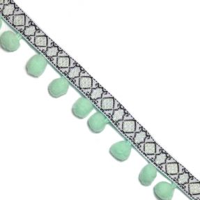 Pompom JACQUARD light mint