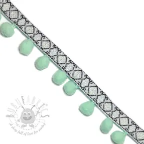 Pompom JACQUARD light mint