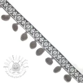 Pompom JACQUARD grey