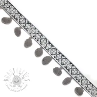 Pompom JACQUARD grey
