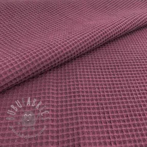 Bombažni vafel tkanja purple