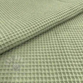Bombaž z vafelj tkanja dark mint