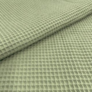 Bombaž z vafelj tkanja dark mint