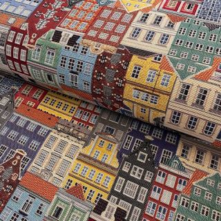 Dekorativna tkanina GOBELIN City canal house