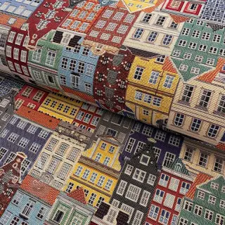 Dekorativno blago GOBELIN PREMIUM City canal house