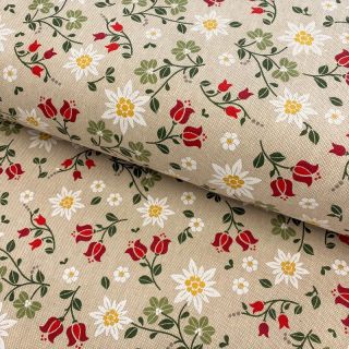 Dekorativna tkanina Linenlook Edelweiss field