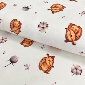 Pletene tkanine Snoozy fabrics Cute animals Armadillo digitalni tisk
