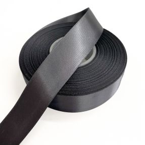 Saten trak obojestranski 25 mm dark grey