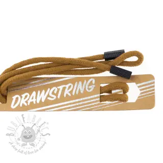 Vrvica za kapuco s končniki 115 cm HEAD1 dark camel