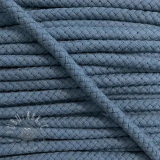 Bombažna vrvica 8 mm srednji jeans