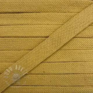 Bombažna vrvica ploska 13 mm camel
