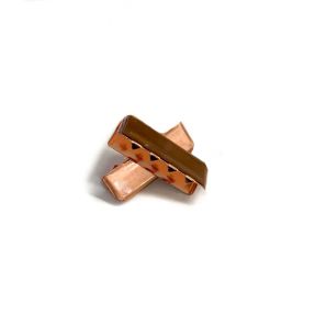 Kovinski zaključek traku 25 mm copper