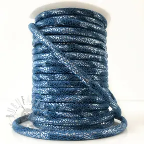 Semiš vrvica Glitter blue