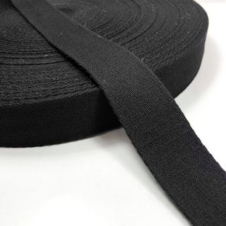 Bombažni trak 4 cm black