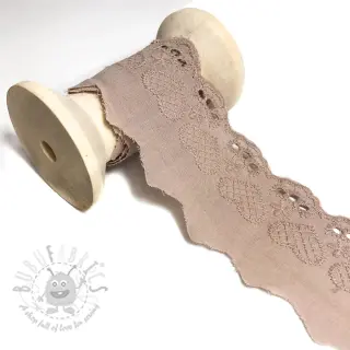 Čipka Heart sand