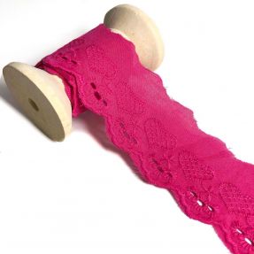 Čipka Heart fuchsia