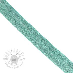 Poševna elastika glitter 20 mm dark mint