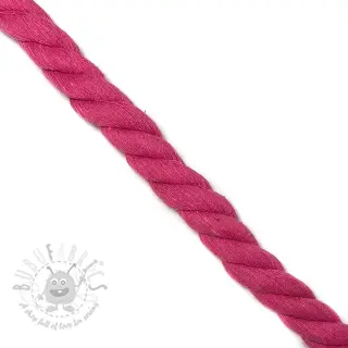 Bombažna vrvica 2,5 cm fuchsia