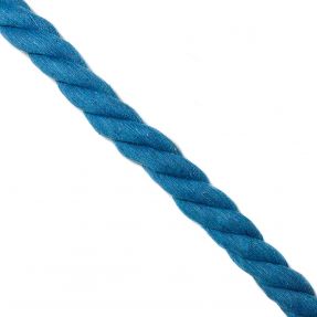 Bombažna vrvica 2,5 cm aqua