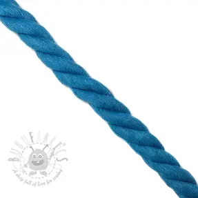 Bombažna vrvica 2,5 cm aqua