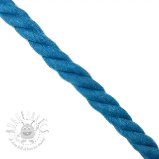 Bombažna vrvica 2,5 cm aqua