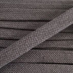 Bombažna vrvica ploska 15 mm dark grey