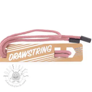 Vrvica za kapuco s končniki 115 cm HEAD1 old pink